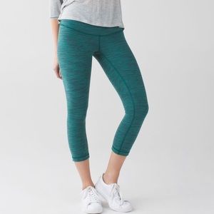 Lululemon Wunder Under Crop Leggings
